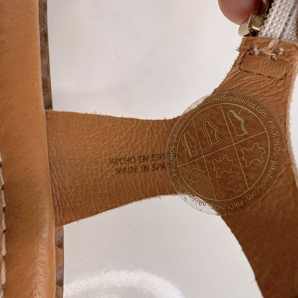 Pikolinos Algar Leather Sandals, Strappy Flats Size 39 (US 8.5) - Picture 7 of 8